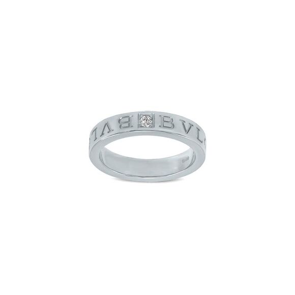 Bulgari 18K 0.01 Ct. Tw. Diamond Ring - Picture 1 of 3